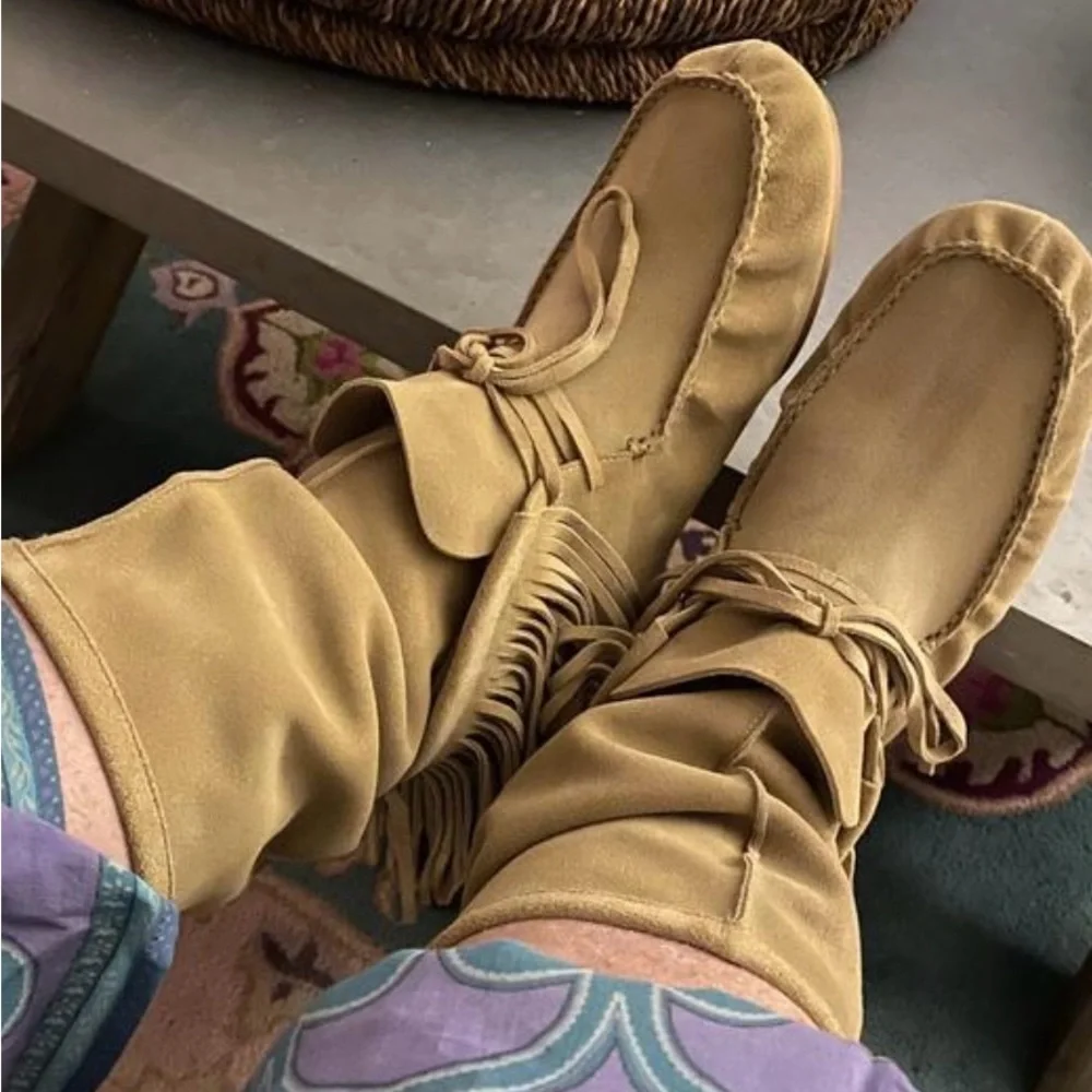 FREE PEOPLE MOONLIGHT MOCCASINS BY JEFFREY CAMPBELL. NWT/BOX. Size 10 - Picture 4 of 5